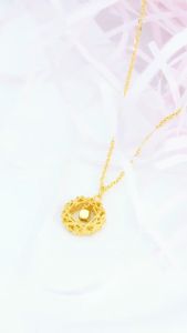 Ladamas Kalung Titanium Liontin Bulat Mewah Elegan KT173