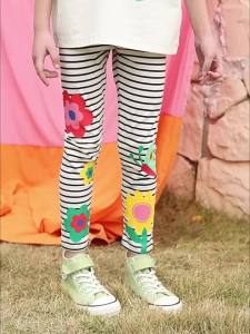 PPTOWN | Summer Light Thin Flower Stripe Stretch Casual Long Pants