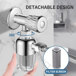 Water Heater Front Filter Household Washing Machine Faucet Shower Anti-scale Stainless Steel Filter Element Water Purification Durable
