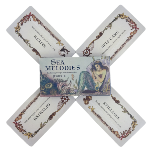 Sea Melodies Oracle Cards A 40 Deck Message From The Mermaids Tarot English Visions Divination Edition Board Playing Games