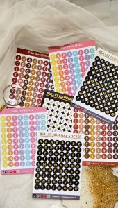 1Pc CUTE ALPHABET Sticker Deco DIY Planner BUJO Stiker Aesthetic