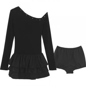 Trendy Slimming Womens Black Dress