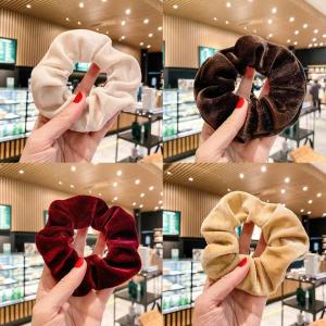 Korean Style Casual Cute Fashion Plush Hair Tie Elastic Soft Hair Band Ponytail Accessories