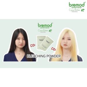 Bremod Premium Hair 400G Bleaching Powder+ 1000ml Oxidizer Cream Brightener Oxidant 6% or 9% or 12%