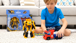 Transform Warrior Power Shift Cars – Transforming Truck & Sports Car Action Figures
