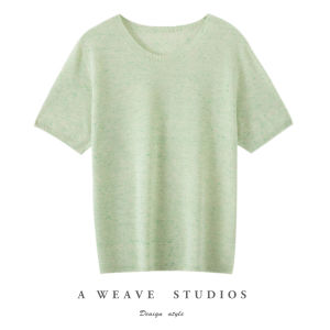 BAIWEISILI | Đồ Knitwear Ôm Phối Màu Đơn