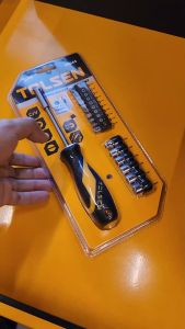 Tolsen Heavy Duty 17pcs Socket and Bit Set 20045