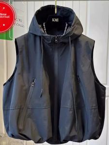 PAZHAOLANG | Waterproof Loose Hooded Vest for Men and Women 300kg