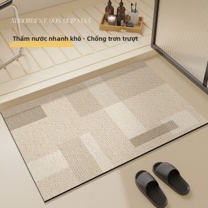 Thảm Chống Trượt Thấm Nước Hút Ẩm Nhanh Cho Phòng Tắm