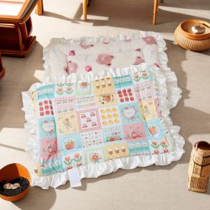 Handmade Warmth Pet Dog Cat Bed Mat Trimmed Edges Four Seasons Universal for Puppies Small to Medium Size Dogs Cat Supplies