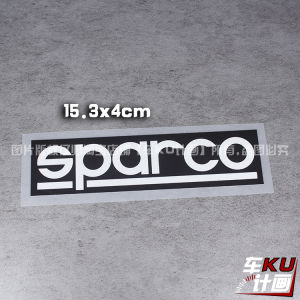 Car Ku Project Sparco Racing Modification Supplies Racing Culture Product Logo Automobile Sticker Reflective Scratch Stickers