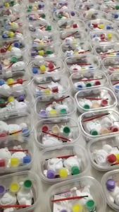 Cartoon coloring plaster toy kids painting handmade diy educational toys Figurine Educational Toys
