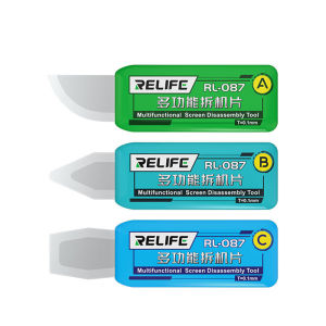 RELIFE RL-087 3-IN-1 High Toughness Disassembly Tool Set for iPhone iPad Samsung LCD Screen Pry Opening Phone Repair Tools