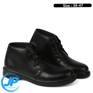 Sepatu PDH Hitam Kilap Dan Doff Pdh Pria Tali 3 Harian TNI POLRI PNS SECURITY