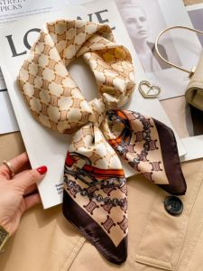 ผ้าพันคอไหมบางสำหรับผู้หญิง ผ้าคลุมคอสีขาวแบบชิ้นเล็ก ผ้าคลุมไหล่แบบมีสไตล์หรูหรา ฤดูใบไม้ผลิ ฤดูใบไม้ร่วง ฤดูร้อน ผ้าไหมเนื้อบาง ผ้าคลุมคอแบบบาง