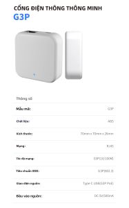 Cổng Wifi TTLOCK G2/G3/G4 Cho Khóa Cửa Thông Minh - Điều Khiển Từ Xa Bằng Điện Thoại Di Động Bộ Chuyển Đổi Bluetooth Sang Wifi Tương Thích Với Alexa & Google Assistant