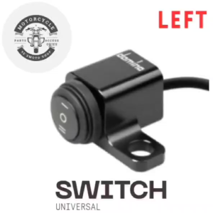 Euro Motors T 150 v1 v2 Motorcycle Domino 3 Way Left Switch Side Mirror Mount Heavy Duty Universal Made in Italy