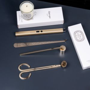 Diptyque Candle Tools Luxury Aromatherapy Candle Core Trimmer Smoke Prevention Candle Extinguisher Aluminum Alloy Bedroom