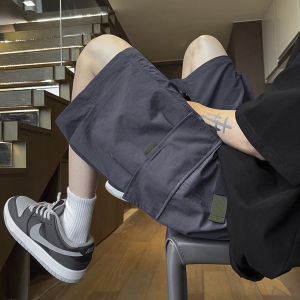 Quick Dry Workwear Shorts Mens Summer American High Street Trend Loose Thin Casual Sports Five-Quarter Mid-Pants