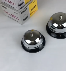 Bel Lonceng Meja Resepsionis Hotel Losmen Toko Kasir Restoran Antique Desk Bell Stainless Steel