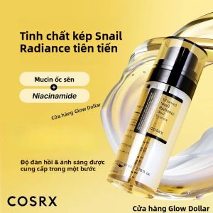 Tinh Chất Dưỡng Da Mặt COSRX Niacinamide 5% & Snail Mucin 74% Dual Essence Advanced Hydrating Anti-Aging Dành Cho Nữ Chăm Sóc Da Hàn Quốc 80ml