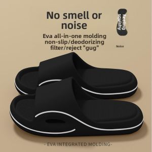 MONLEYTA | Mens Summer Outdoor Wearable Slippers Anti-Slip odorless Sporty Indoor Home Comfortable EVA Flat Sandals Simple Style