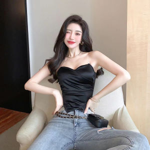 เสื้อแฟชั่น สายเดี่ยว เกาะอก CC 1890 -CO