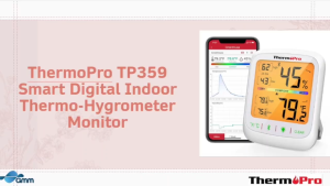 ThermoPro TP359 Smart Digital Indoor Hygrometer Thermometer (Bluetooth 5.0)