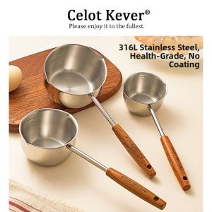 Long Handle Oil Ladle Stainless Steel Mini
