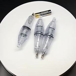 YTDMEN | 5pcs 12cm 17cm Deep Drop Underwater LED Lure Light 0-300M Fishing Squid Flash Lamp Bass Spoon Fishing Accessories