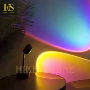 Lampu Proyektor 4in1 Mode Lampu Sunset Rainbow Sunset Red Sun