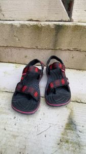 Heaven Shoes 26-37 Sandal Slide Japit Gunung Anak Pria Wanita Advanture Bahan Premium Anti Selip Fashion Merah