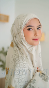 Katriella - Mukena Dewasa Mukenah Travel Jumbo Silky Premium 2 in 1 Ricis