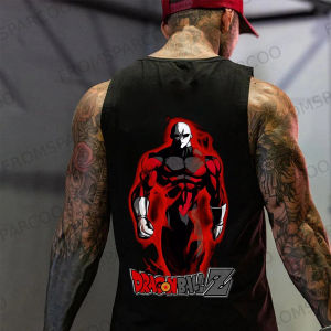 Hasbro | 2025 Dragon Ball Anime Goku Peripheral Printed Vest Gym Mens Loose Exercise Summer Fashion Pure Cotton Tank Top