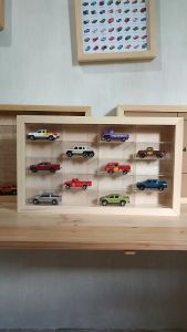 20 Slot Rak Hotwheels premium akrilik kayu jati belanda