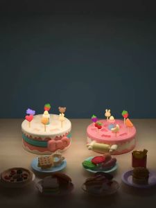 AI-M305 Mainan Cetakan Playdough Set Anak Mesin Noodle Maker / Mainan Edukasi Plastisin Clay Mie Ice Cream Cake Kids Set