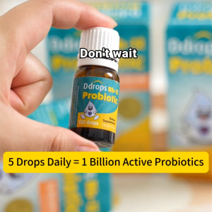 Ddrops Kids Complete Health Support Bundle - Liquid Vitamin D3 600IU | Vitamin A 1800IU & D3 600IU | Probiotics