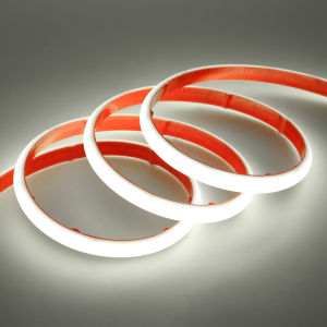 24V COB Neon Strip IP68 Waterproof White/Red/Ice Blue/Pink/Green/Pink/Purpel Solar Powered Flexible Ribbon Rope LED Light
