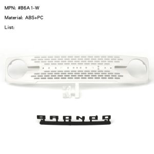 Rcdream Front Grille Mask #a For 1/10 Rc Crawler Car Traxxas Trx4 New Bronco Body Upgrade Option Parts #b6a1-w B6a1-b