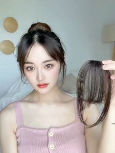 Tóc Mái thưa giả Có Mai Có Kẹp
