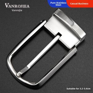 Durable Automatic Pin Belt Buckle with Holes 304 Stainless Steel 3.4cm