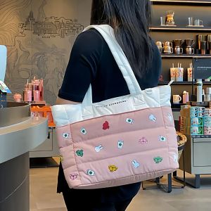 Kawaii Miffy Cute Large Capacity Tote Bag Daily Casual Shoulder Bag Multifunctional Storage Bag Gift Toy for Girl