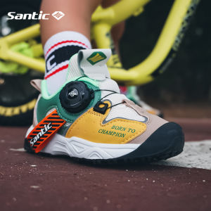 Santic Kid giày đi xe đạp Không Bị Khóa Giày Reel Núm Viền Hệ Thống Xe đạp cân bằng Giày 0kds001