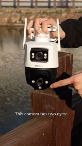 IMOU กล้องรักษาความปลอดภัยกลางแจ้ง รุ่น Cruiser Dual พร้อมเลนส์ 2 ตัว ความคมชัด 6/10 MP หมุนได้ ซูมดิจิตอล 8 เท่า ประกัน 2 ปี