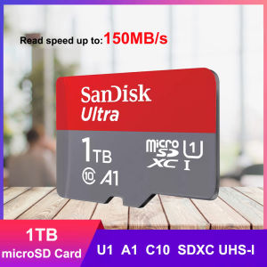 SanDisk Ultra MicroSD Card 32GB MicroSDHC A1 UHS-I Class10 64GB 128GB 256GB 512GB 1TB MicroSDXC Perfect for Full HD Video