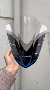 Visor Windshield Aerox: Oval Black Series & Akrilik Tebal 3 Mili