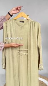 Riskirich Naureen Abaya Santorini Silk Premium Lebaran 2025
