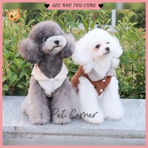 Áo khoác phao cho chó mèo - Gile giữ ấm mùa đông cho thú cưng