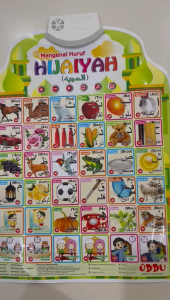 Poster Edukasi Suara Anak Belajar Bahasa Indonesia Arab Inggris / Poster Dinding Suara / Mainan Edukasi Poster Anak