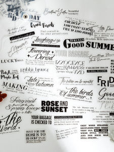 Sticker 100 ชิ้น ปริมาณขนาดใหญ่ พื้นฐานสำหรับการตกแต่งอัลเบอร์ต้าสไตล์วินเทจ DIY อุปกรณ์สำนักงานและวัสดุการศึกษา